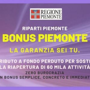 Bonus Piemonte: elenco aggiornato di chi ha diritto