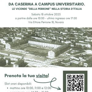 “Da caserma a campus universitario. Le vicende della “Perrone” nella storia d’Italia”