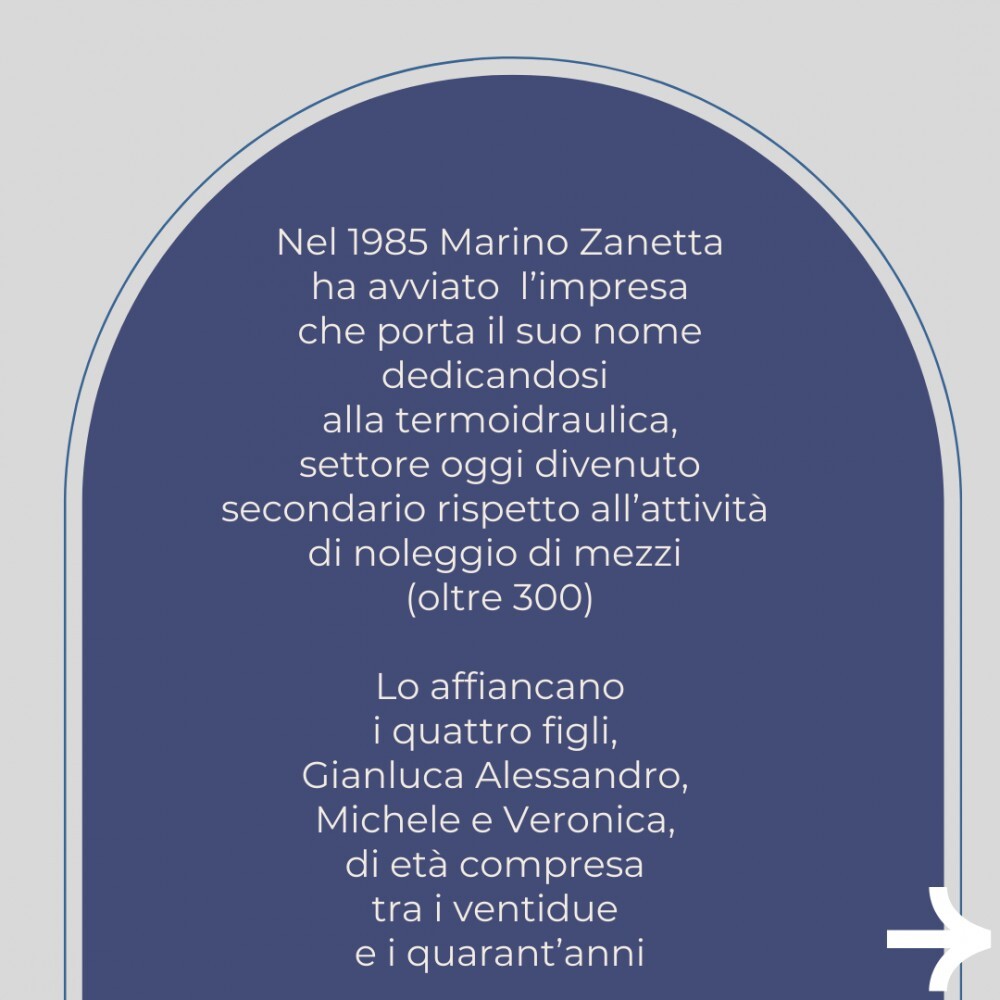 LA STORIA D'IMPRESA / La rivoluzione-giovane alla società di noleggio mezzi "Zanetta Marino": "L'arrivo dei figli ha realizzato potenzialità ancora inespresse. Poi lavorare con loro è bellissimo"