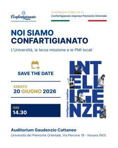 ASSEMBLEA 2026 - "L'Università, la terza missione e le PMI locali": confronto con Upo, premiazioni e salite guidate alla Cupola