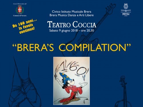 "Brera's compilation" sul palco del Coccia di Novara