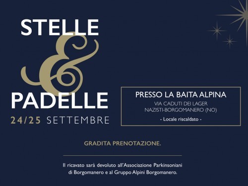 Ritorna "Stelle & Padelle": due notti con chef e stilisti a Borgomanero