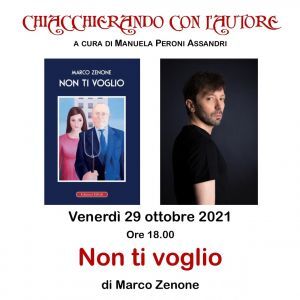 "Chiacchierando con l'autore" venerdì 29 ottobre alle 18 a Novara