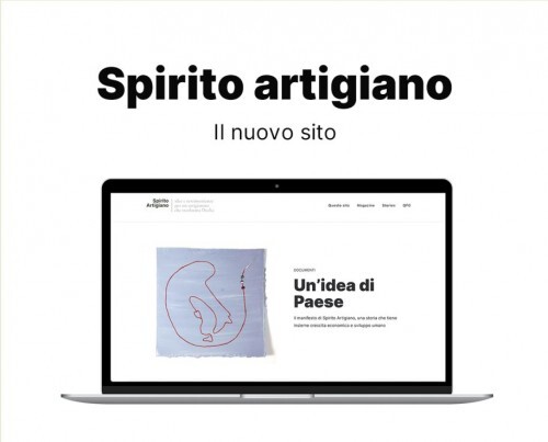 SPIRITO ARTIGIANO - Il nuovo sito  per un artigianato che trasforma l'Italia 