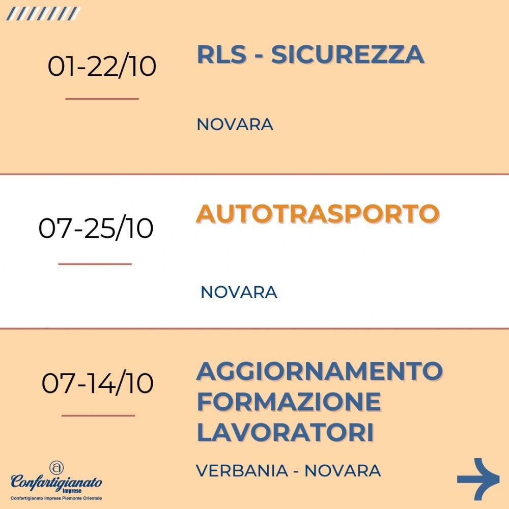 I CORSI DEL MESE / Tanta tanta sicurezza e poi i corsi per i futuri autotrasportatori