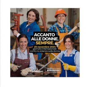 25 Novembre, la voce di Confartigianato: “Accanto alle donne, sempre!”