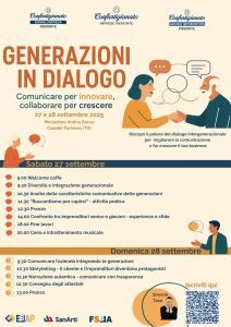 "Generazioni in dialogo": due giorni di workshop per i Movimenti Donne Impresa e Giovani del Piemonte. Iscrizioni entro il 17 settembre