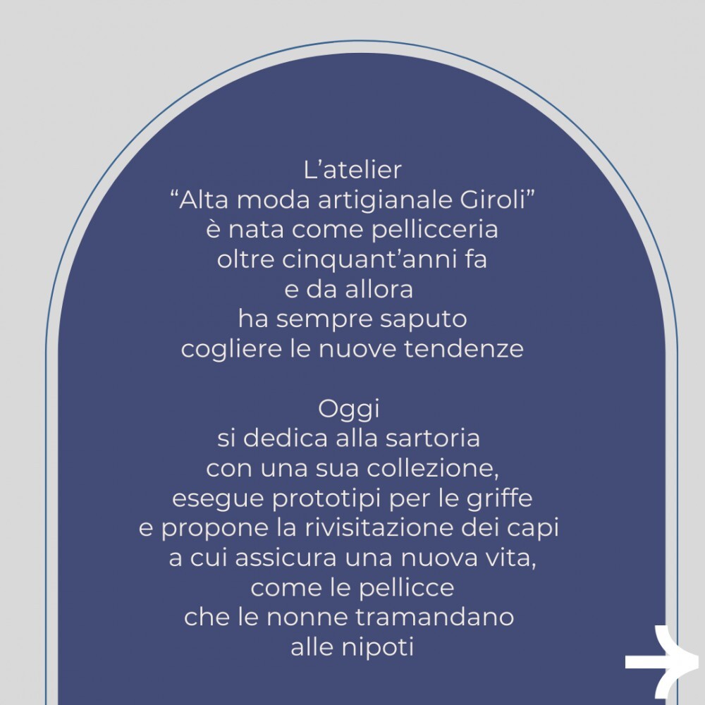 LA STORIA D'IMPRESA /  Il fascino dell'atelier di “Alta moda Giroli" con i capi nuovi e vintage: "La qualità è l’alternativa al consumismo sfrenato nel vestire che comincia a stufare"