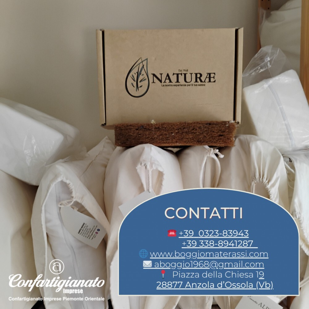 LA STORIA D'IMPRESA / Il manager-artigiano crea "Naturae" nel laboratorio di Anzola d'Ossola: "Solo materassi e cuscini di alta qualità  grazie a materiali sani e l'anima green"