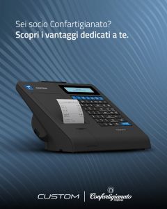 Convenzione con Custom per registratori di cassa telematici e bilance