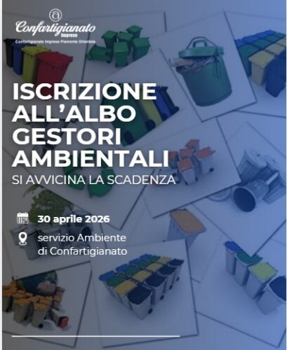 TRASPORTO RIFIUTI - Scade il 30 aprile l'obbligo di pagamento  del diritto annuale all'albo gestori ambientali 