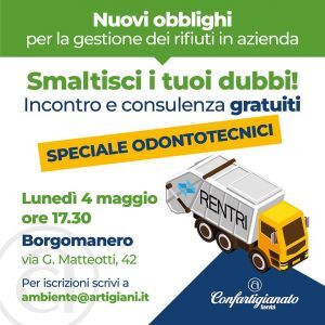 ODONTOTECNICI - Le nuove norme sulla gestione dei rifiuti