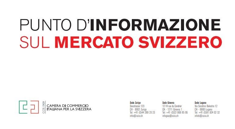 Accordo Confartigianato-Camera di commercio italiana per la Svizzera