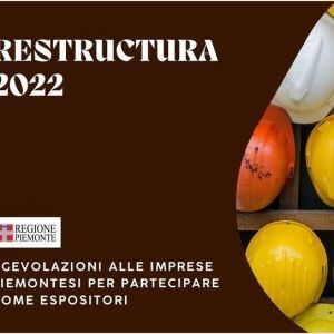 Contributo di 1.500 euro dalla Regione per partecipare a "Restructura 2022"