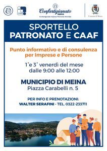 Nuovo sportello di Patronato e Caaf nel municipio di Meina