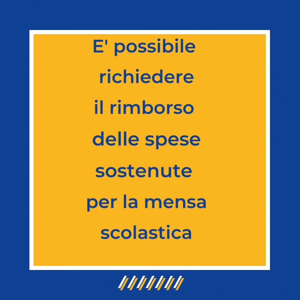 Ebap rimborsa la spesa della mensa scolastica 