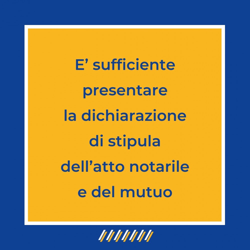 Contributo di 300 euro sul contratto di mutuo per la prima casa