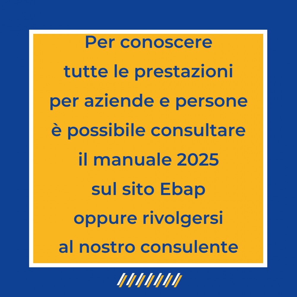 Pubblicato il nuovo Manuale 2025 di Ebap: nuove prestazioni e maggiori contributi per la formazione